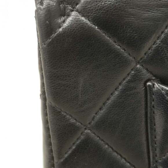 Chanel Shoulder Bag, Large Matelasse, Double Chain, Lambskin, Black, Women's,... - Picture 11 of 14